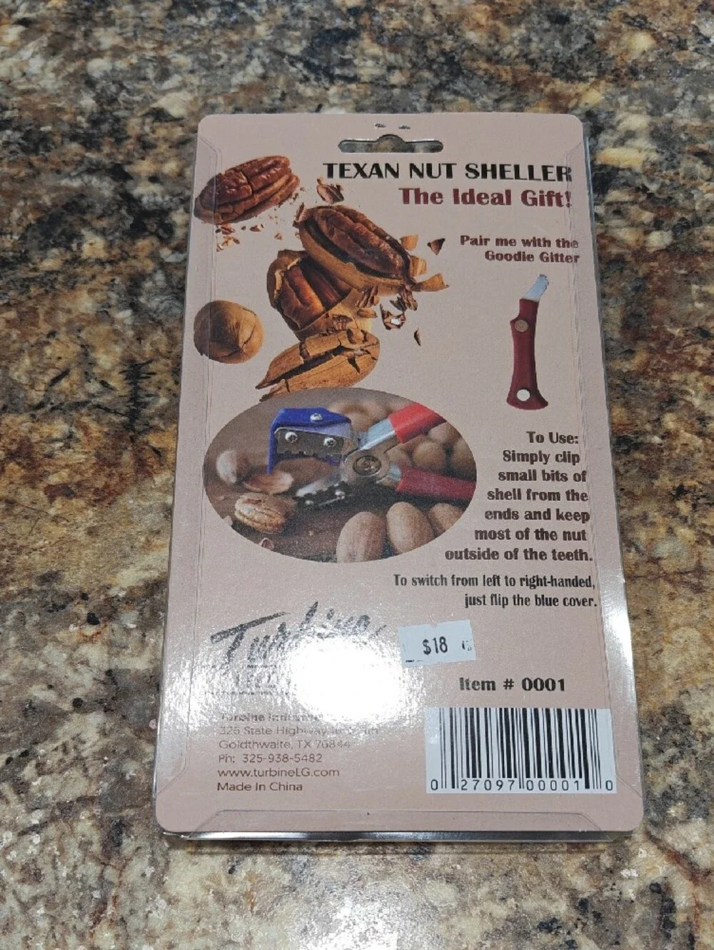 Red Handheld Nut Cracker